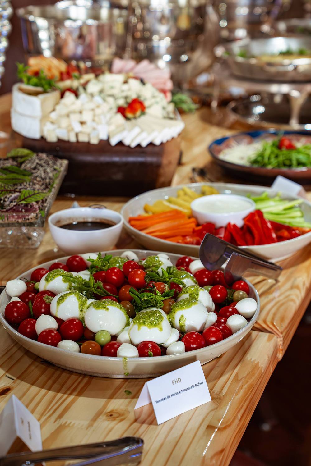 Catering served at an event at the Jockey Club